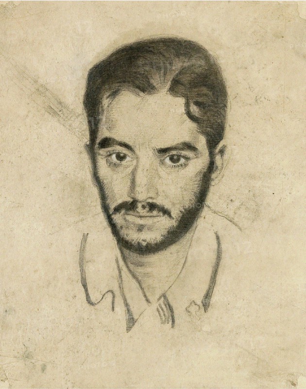 Self-Portrait, c. 1905. Creator: Genin, Robert (1884-1941).