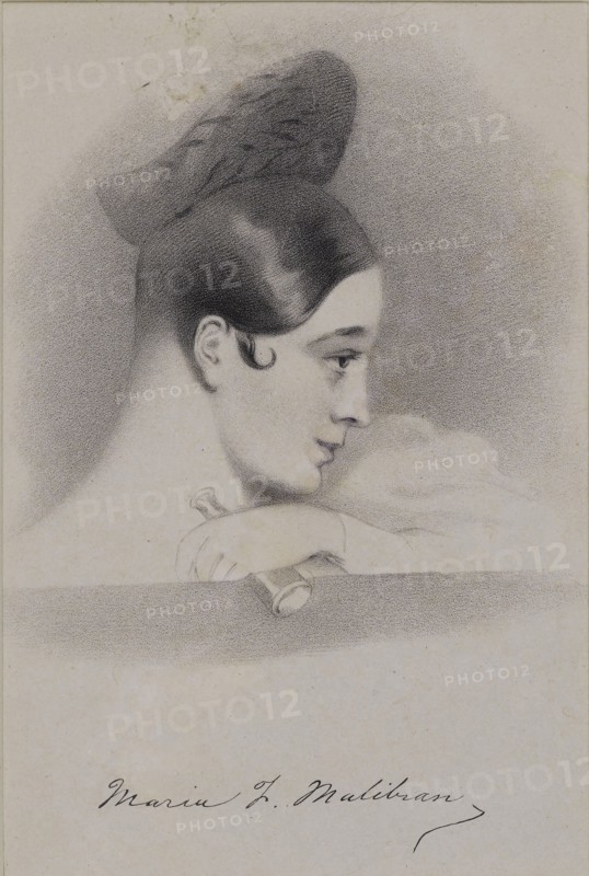 Self-Portrait, Early 1830s. Creator: Malibran-Garcia, Maria (1808-1836).