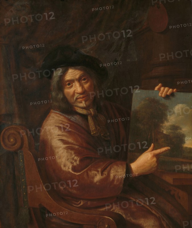 Self-Portrait, um 1640-1650. Creator: Asch, Pieter Jansz van (1603-1678).