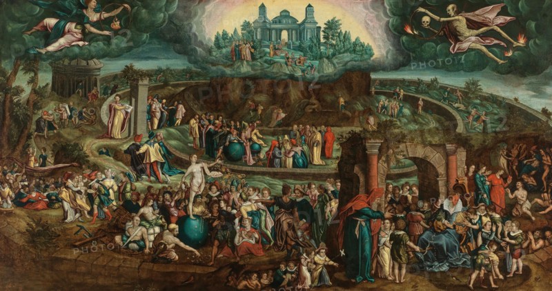 Tabula Cebetis (The Table of Cebes). Creator: Goltzius, Hendrick (1558-1617).