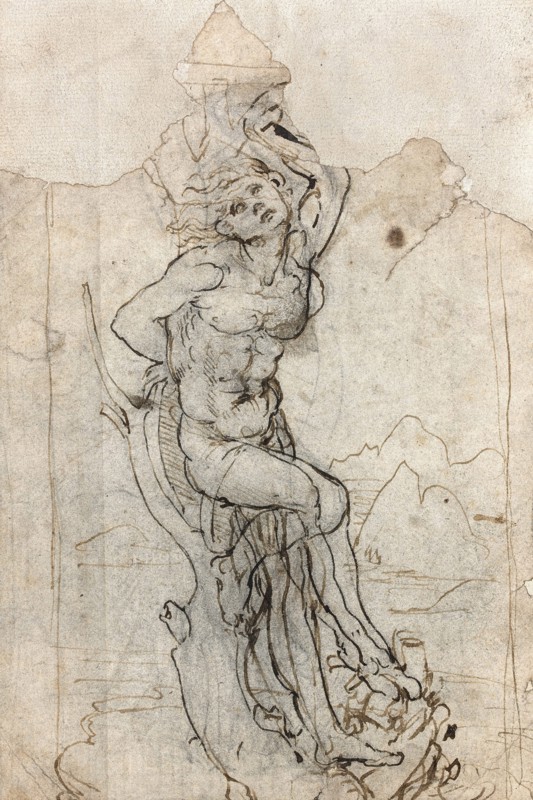 The Martyrdom of Saint Sebastian, Between 1482 and 1485. Creator: Leonardo da Vinci (1452-1519).