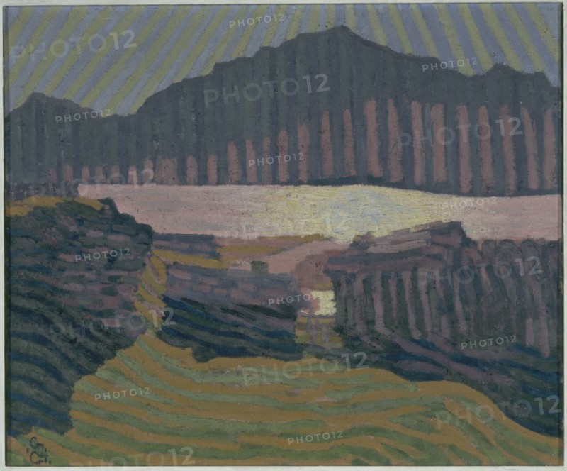 View of Capolago, c. 1907. Creator: Giacometti, Giovanni (1868-1933).
