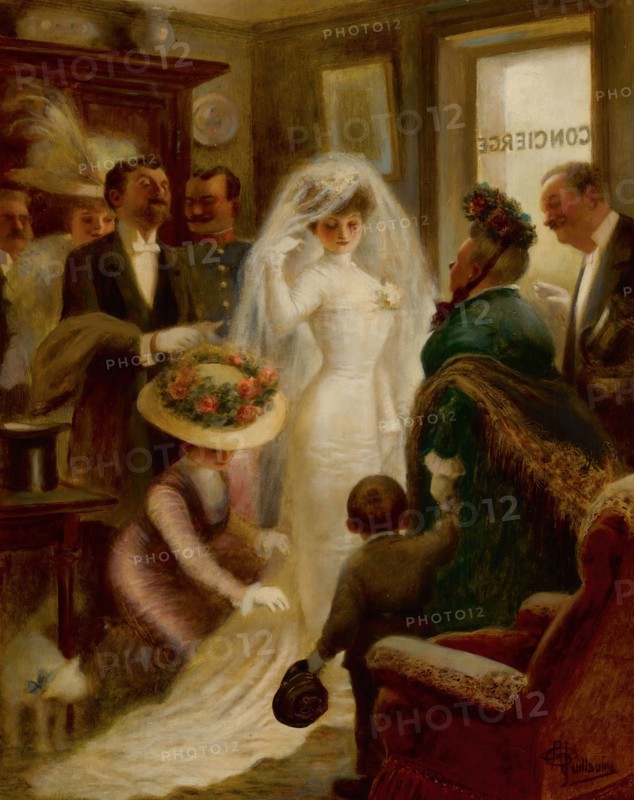Wedding day (Le jour du mariage). Creator: Guillaume, Albert (1873-1942).