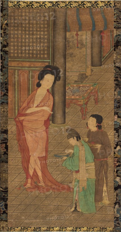 Yang Guifei after bathing. Creator: Zhou Fang (Chou Fang) (c. 730-800).
