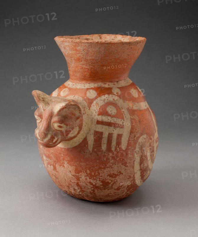 Globular Jar in the Form of a Cat, 100 B.C./A.D. 500. Creator: Unknown.