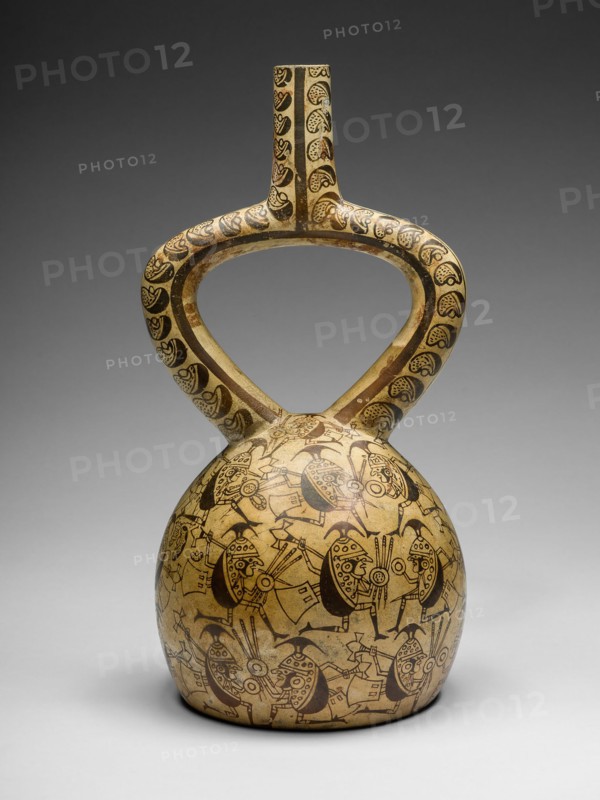 Vessel Depicting the Assault of Bean Warriors, 100 B.C./A.D. 500. Creator: Unknown.