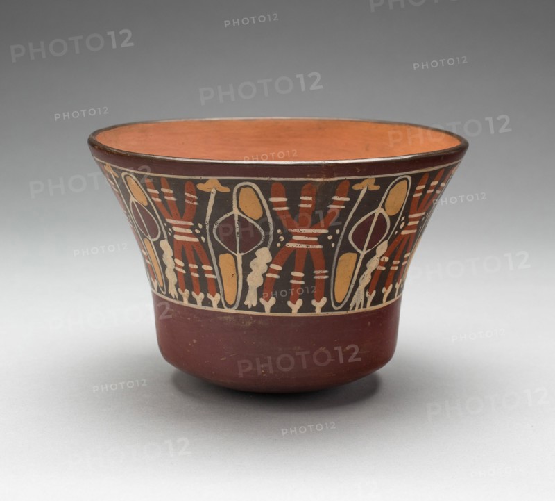 Bowl Depicting Bound Lances and Slings, 180 B.C./A.D. 500. Creator: Unknown.
