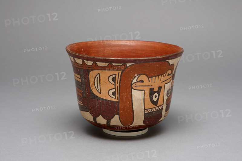 Small Cup Depicting a Costumed Ritual Performer, 180 B.C./A.D. 500. Creator: Unknown.