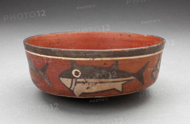 Bowl Depicting Shark or Killer Whale, 180 B.C./A.D. 500. Creator: Unknown.