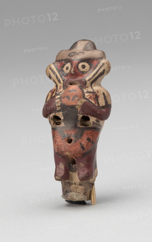 Whistle in the Form of a Musician, 180 B.C./A.D. 500. Creator: Unknown.