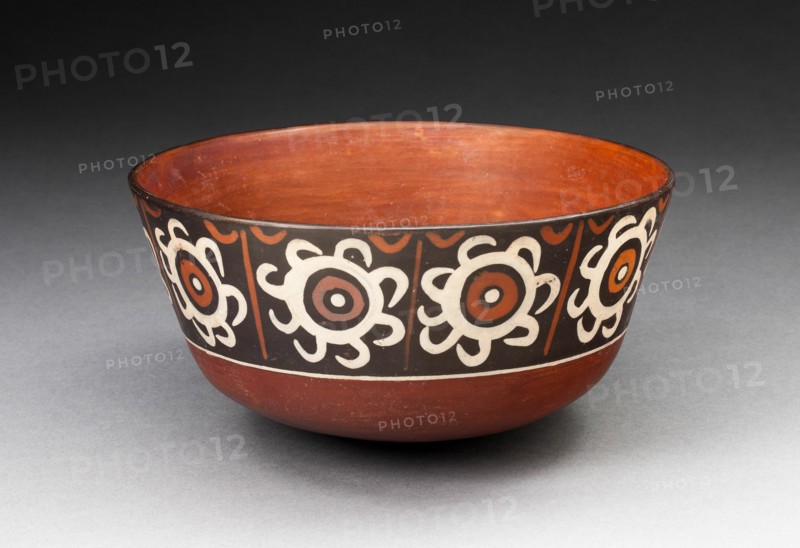 Bowl with Repeated Spiral-Like Motifs, 180 B.C./A.D. 500. Creator: Unknown.