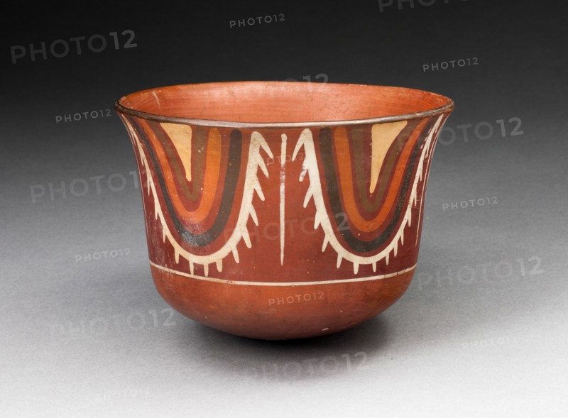 Cup with Concentric U-Shaped Motif, 180 B.C./A.D. 500. Creator: Unknown.