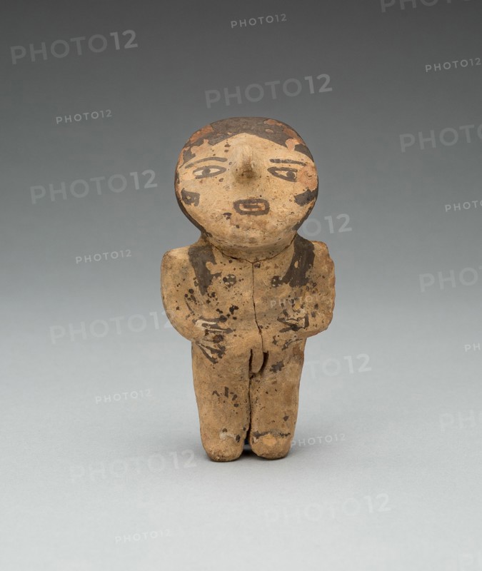 Female Figurine with Face and Body Markings, 180 B.C./A.D. 500. Creator: Unknown.