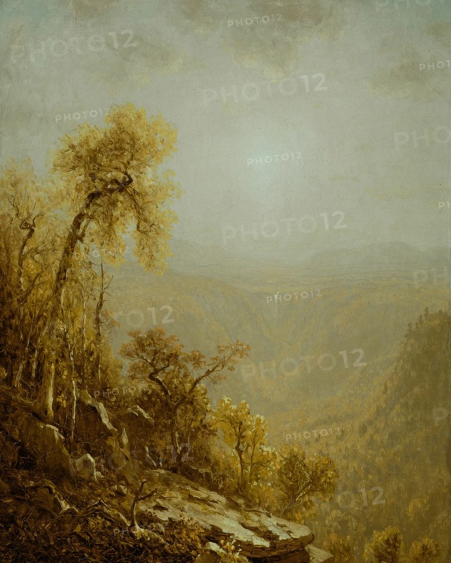 Kauterskill Clove, Catskill Mountains, 1880. Creator: Sanford Robinson Gifford.