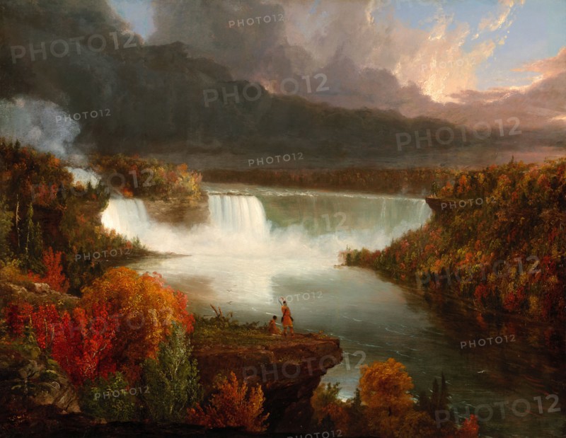 Distant View of Niagara Falls, 1830. Creator: Thomas Cole.