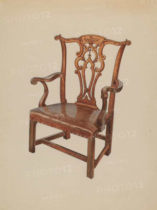 Armchair, 1936. Creator: Lorenz Rothkrantz.