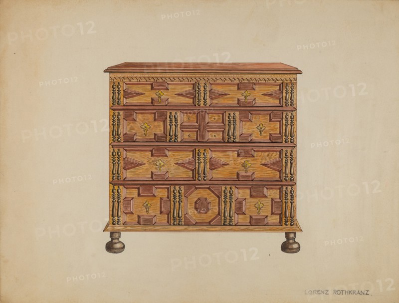 Chest of Drawers, 1935/1942. Creator: Lorenz Rothkrantz.