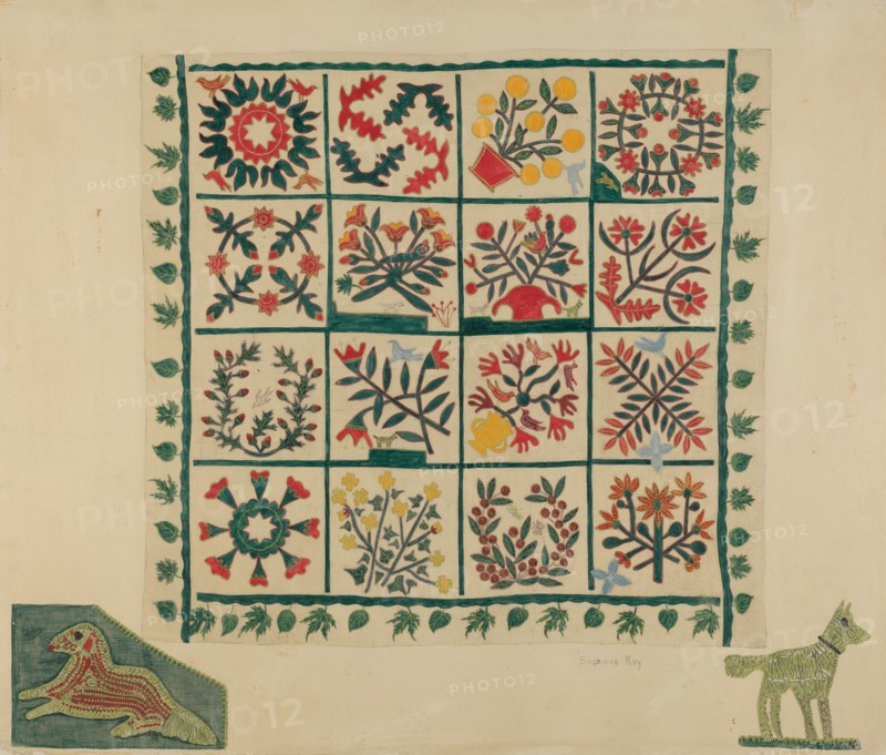 Quilt Top, 1935/1942. Creator: Suzanne Roy.