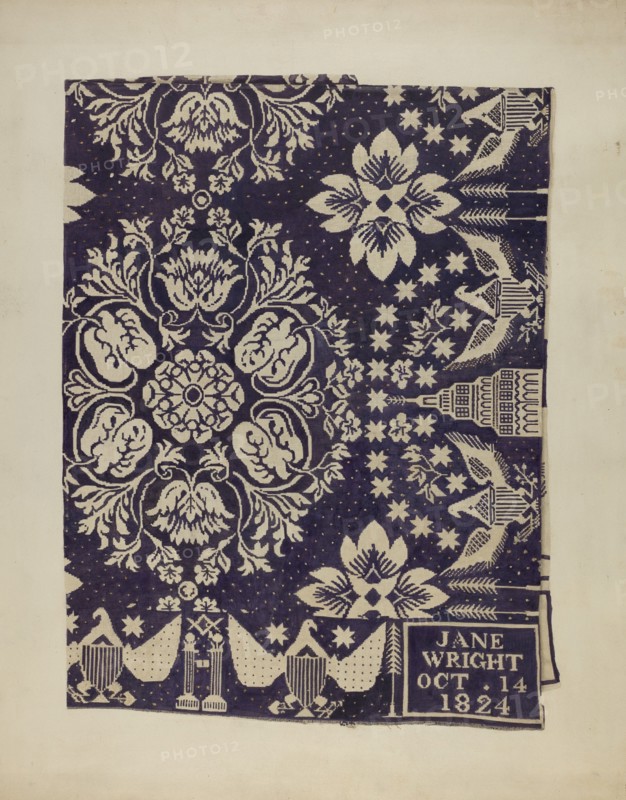 Coverlet, 1935/1942. Creator: Suzanne Roy.