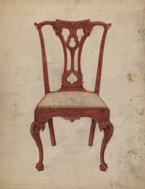 Chair, 1935/1942. Creator: Suzanne Roy.