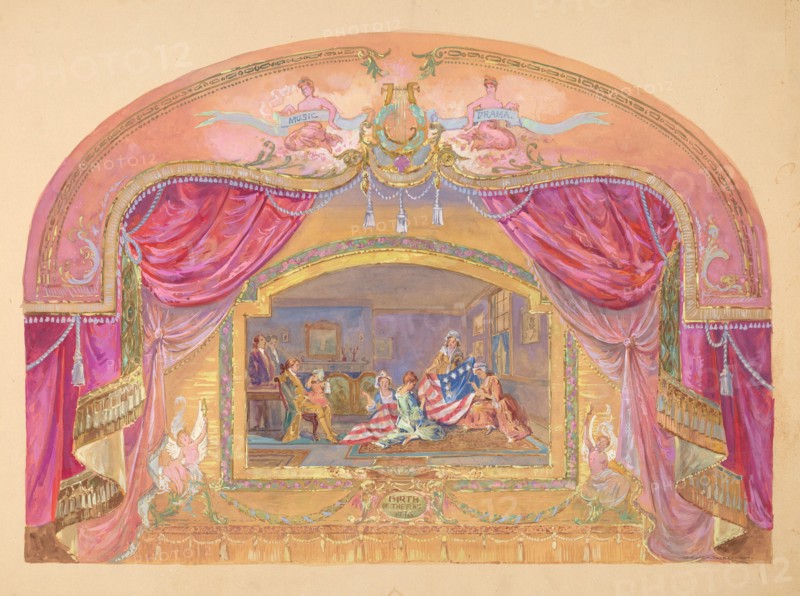Theatrical Painting, 1935/1942. Creator: Gilbert Sackerman.