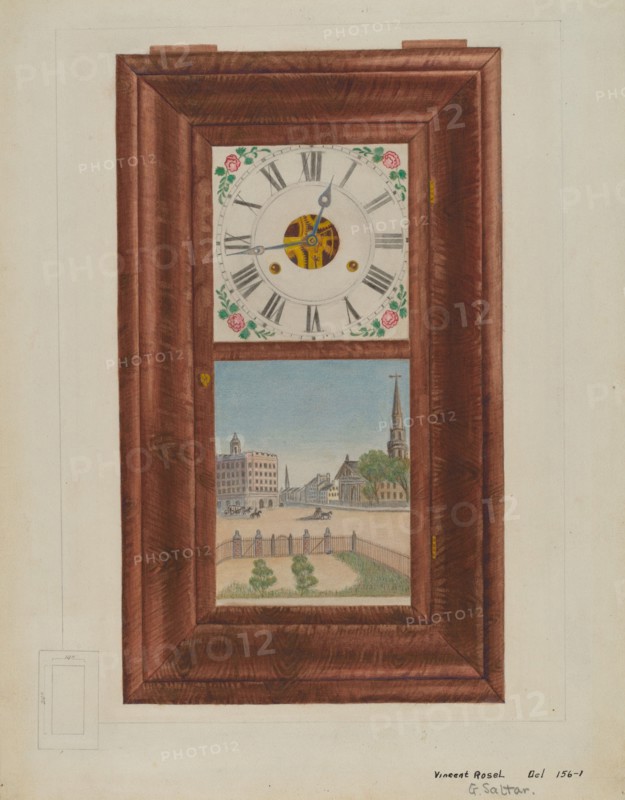 Thirty Hour Clock, c. 1936. Creator: Vincent P. Rosel.