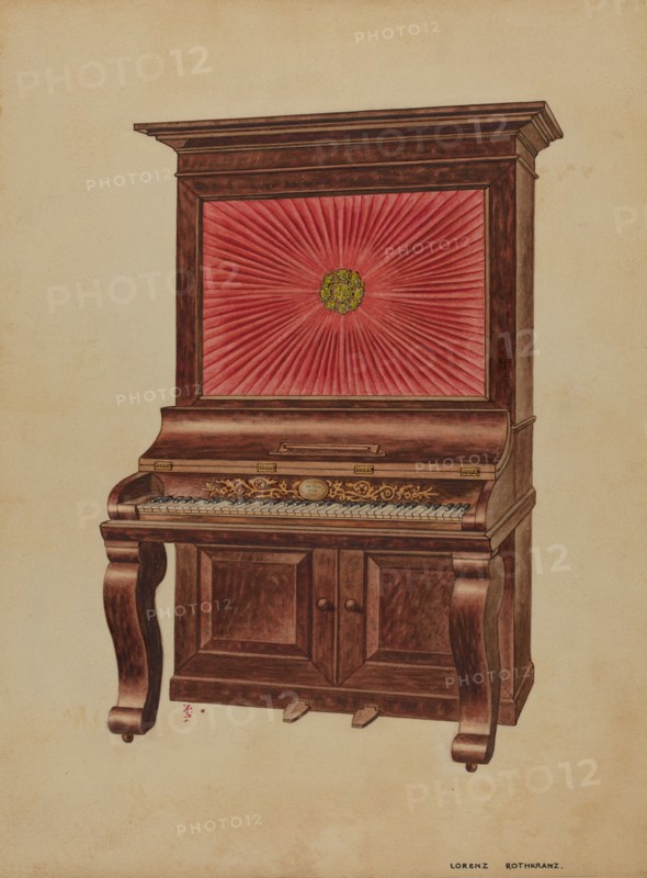 Piano, c. 1936. Creator: Lorenz Rothkrantz.