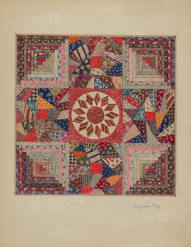 Crib Coverlet, c. 1936. Creator: Suzanne Roy.