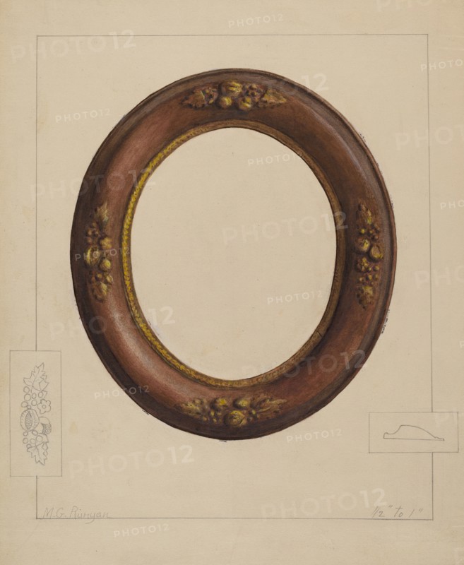 Picture Frame, c. 1936. Creator: Manuel G. Runyan.