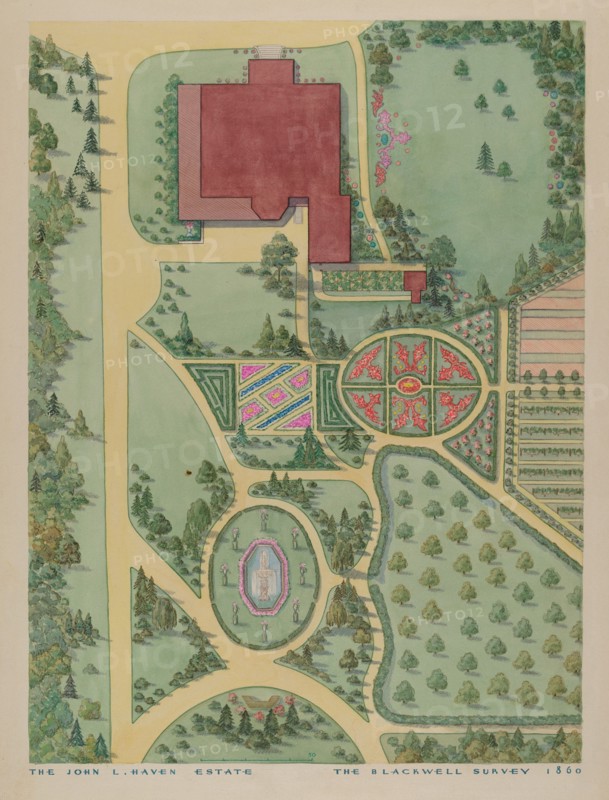 John A. Haven Estate, c. 1936. Creators: Gilbert Sackerman, Tabea Hosier.