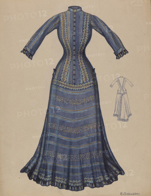 Dress, c. 1936. Creator: Erwin Schwabe.
