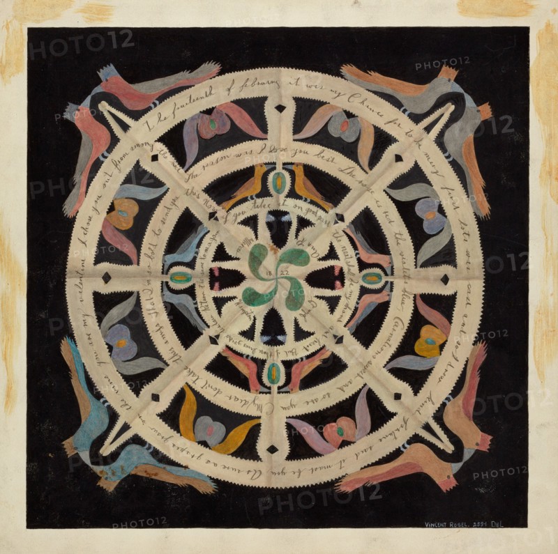 Valentine, c. 1938. Creator: Vincent P. Rosel.
