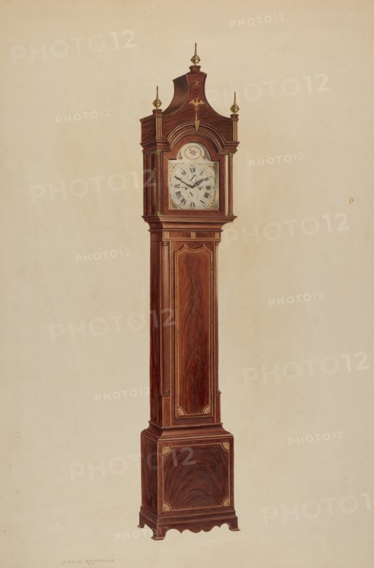 Tall Clock, c. 1938. Creator: Lorenz Rothkrantz.