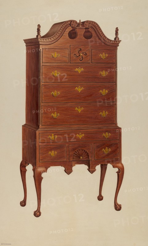 Highboy, c. 1939. Creator: Lorenz Rothkrantz.