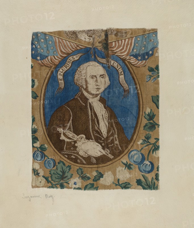 Portrait of George Washington, c. 1939. Creator: Suzanne Roy.