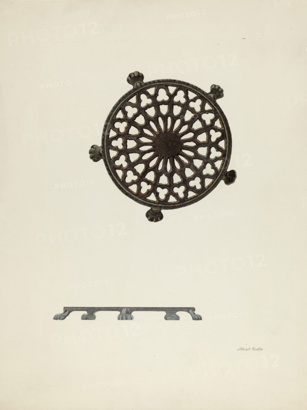 Trivet, c. 1939. Creator: Albert Rudin.