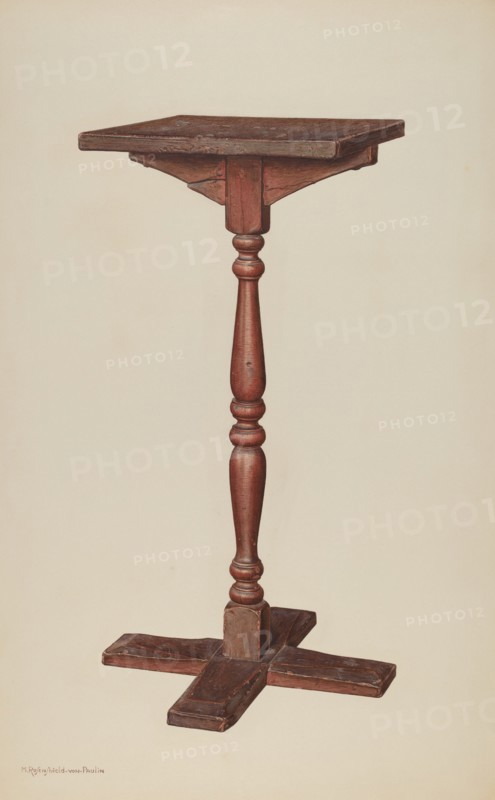 Candle Stand, c. 1940. Creator: M. Rosenshield-von-Paulin.