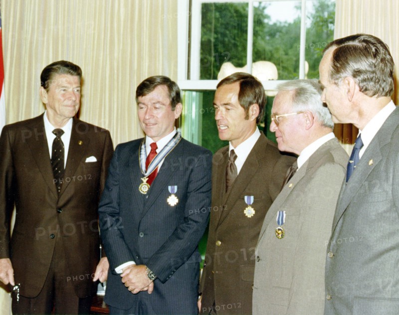 President Reagan Presents Medals, 1981. Creator: NASA.