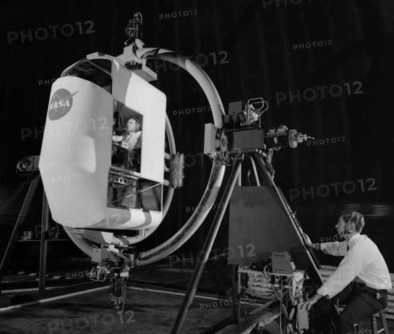 Lunar Rendezvous Simulator, 1962. Creator: NASA.