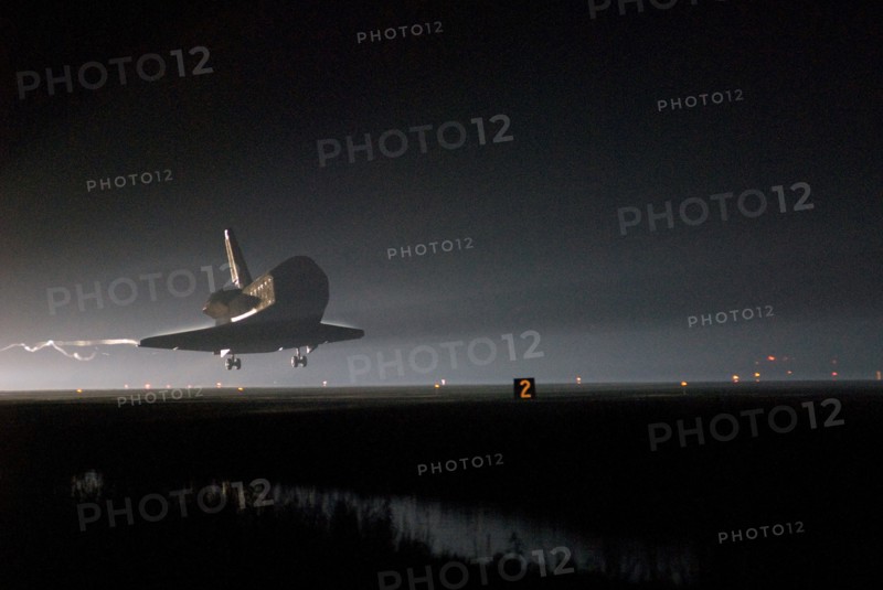 Endeavour touchdown - STS-123, Kennedy Space Center, USA, March 26, 2008..  Creator: NASA.