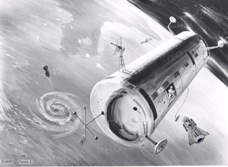 Proposed USAF Manned Orbiting Laboratory, 1960. Creator: NASA.