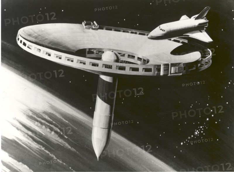 Spider Space Station Concept, 1977. Creator: NASA.