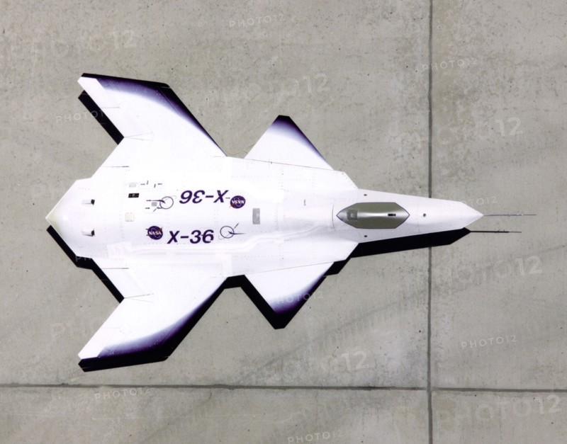 X-36 on ramp, USA, 1997. Creator: NASA.