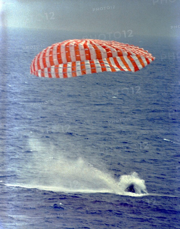 Gemini 9A splashdown, 1966. Creator: NASA.