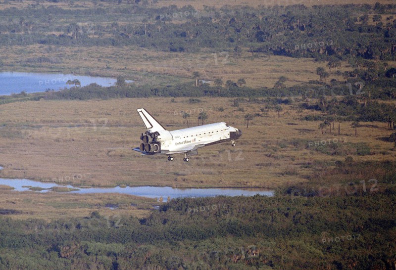 STS-56 Landing, Florida, USA, 1993. Creator: NASA.