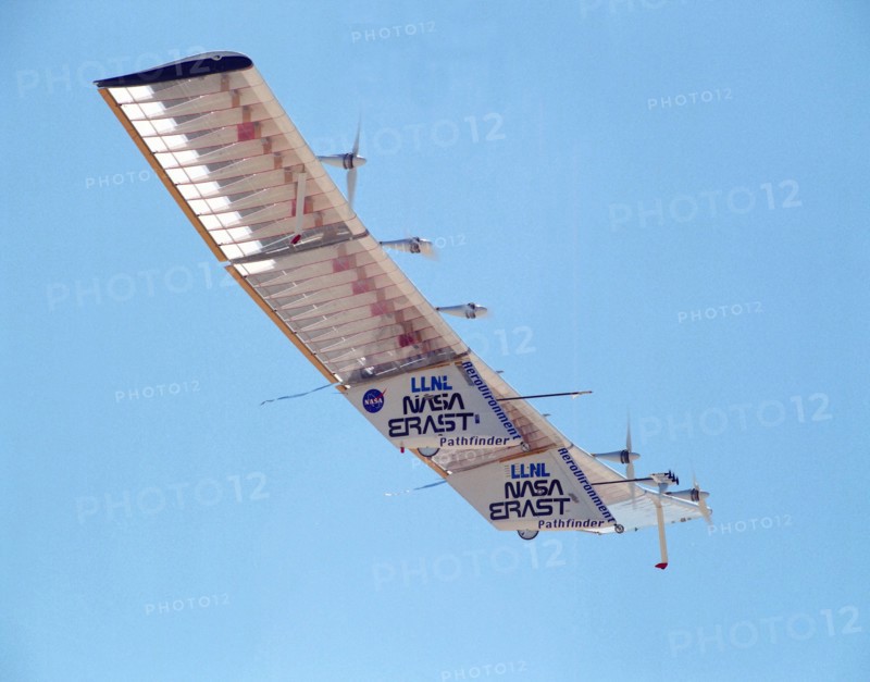 Pathfinder aircraft test flight, USA, July 27, 1995. Creator: NASA.