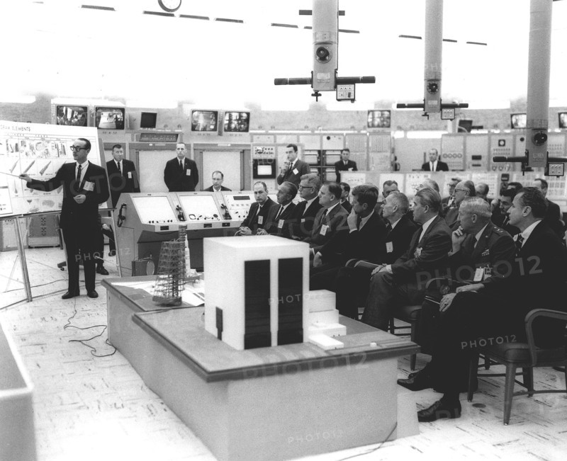 Kennedy at Cape Canaveral, Florida, USA, 1963.  Creator: NASA.
