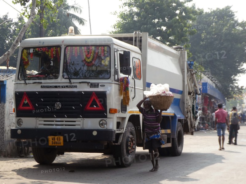Ashok Leyland truck in West Bengal, India, 2019. Creator: Unknown.