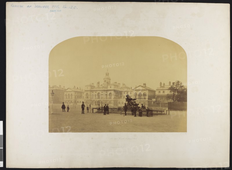 Horse Guards, Whitehall, City of Westminster, Greater London Authority, c1854. Creator: Roger Fenton.