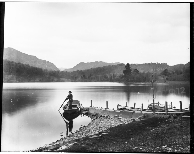 Coniston Water, Coniston, South Lakeland, Cumbria, 1886. Creator: London Midland and Scottish Railway.